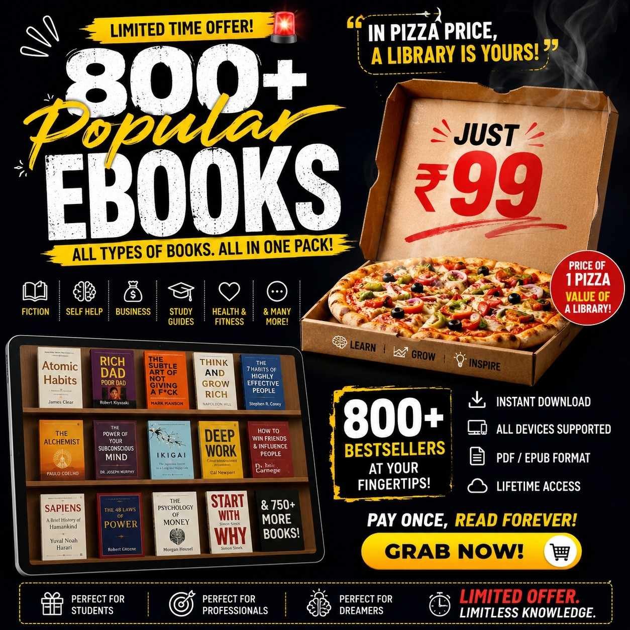 📚 800+ Bestselling eBooks for Just ₹99 Hindi